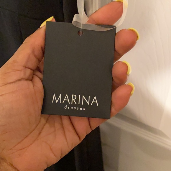 🆕MARINA B - LYCRA SQUARE NECKLINE JUMPSUIT (K) - Picture 3 of 5